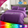 2017 hotel linen/300TC 100% cotton solid color bed linen hotel bedding set